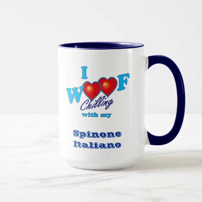 Mig Woof Spinone Italiano Mugg (Höger)