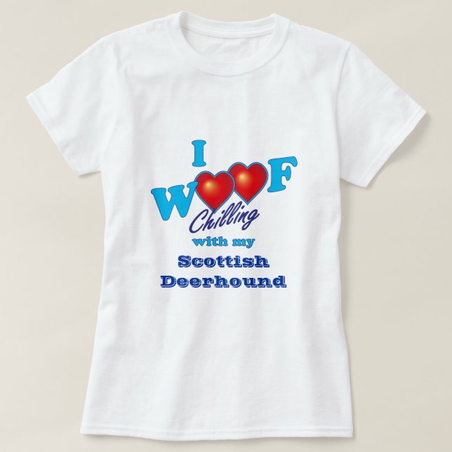Mig Woofskott Deerhound Tröja (Design framsida)