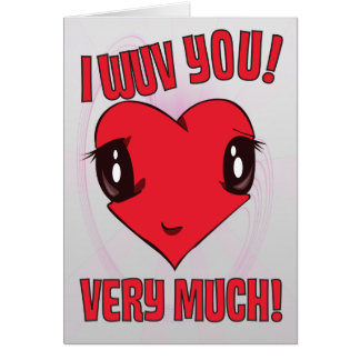 Mig Wuv som du Card Hälsningskort