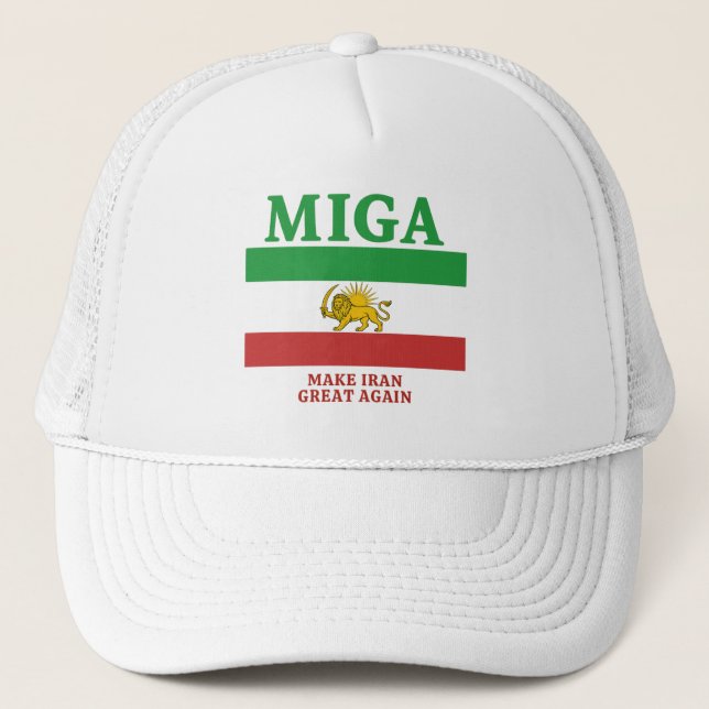 MIGA Hat – Make Iran Great Again Cap. Keps (Framsida)