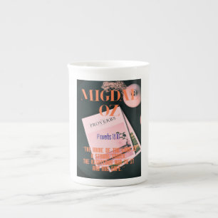 "Migdal-Oz" Proverbs 18:10 Latte Mugg Benporslin Mugg