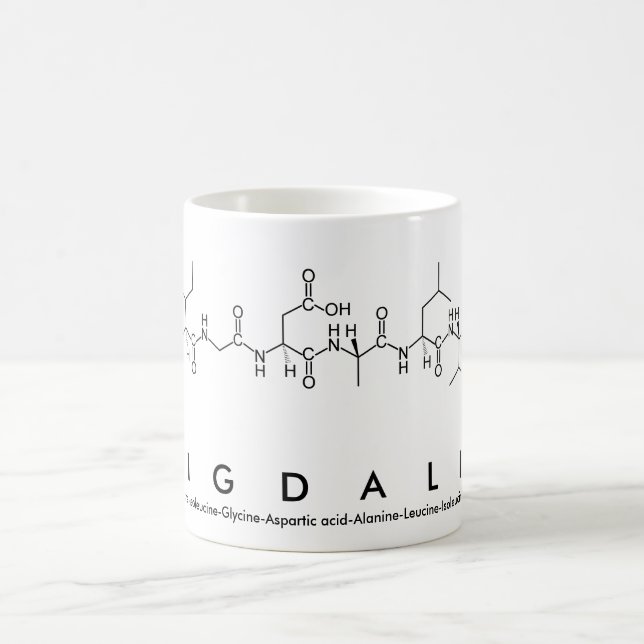 Migdalia peptide namn mugg (Center)