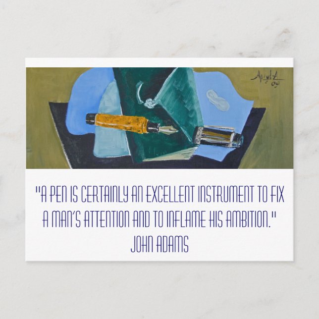 Mightier Than Sword Vykort (Framsida)