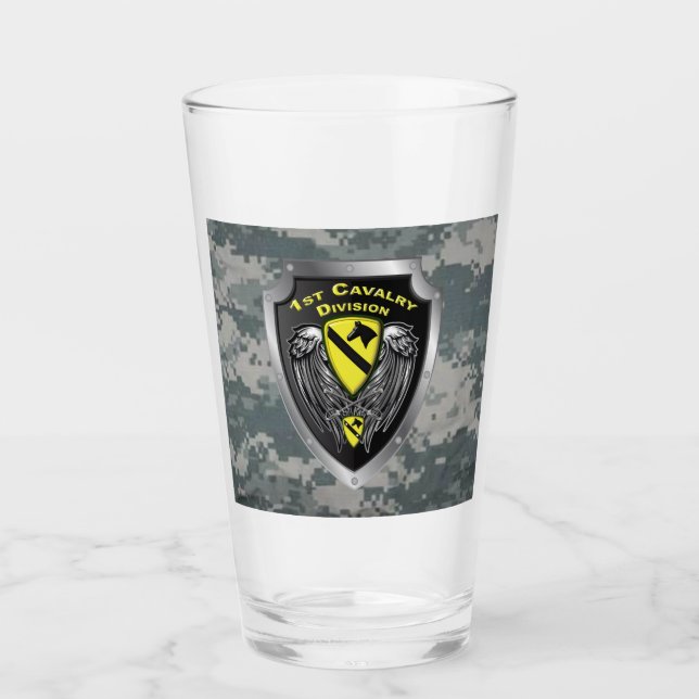 Mighty 1st Cavalry Division Glaskopp (Framsida)