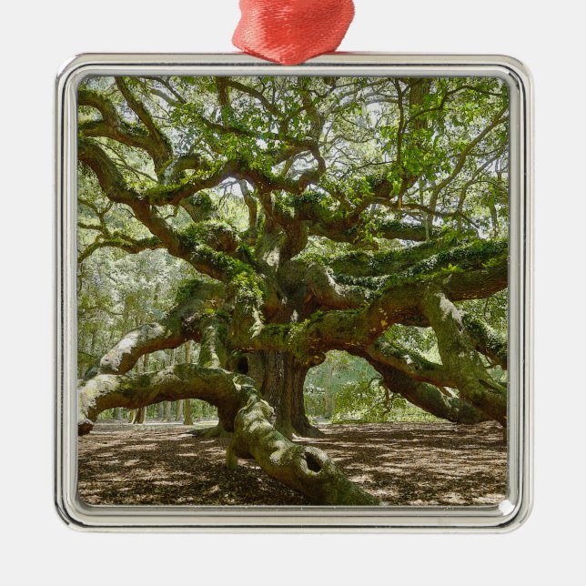 Mighty Angel Oak Julgransprydnad Metall (Framsidan)
