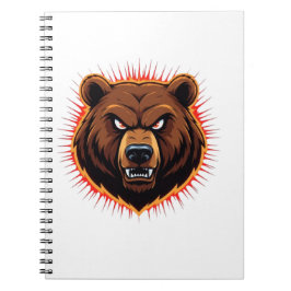 Mighty Bear – Naturens Råa Styrka Anteckningsbok