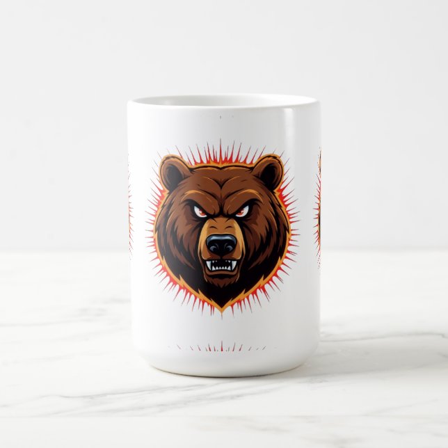 Mighty Bear – Naturens Råa Styrka Kaffemugg (Center)