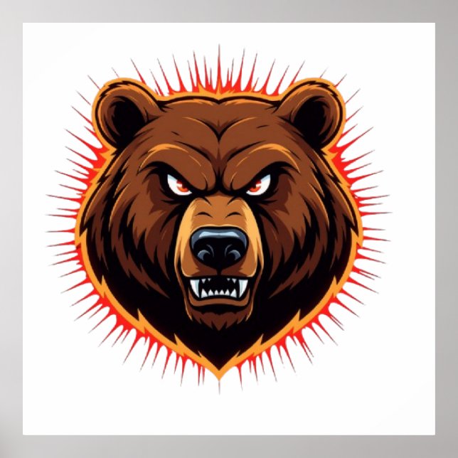 Mighty Bear – Naturens Råa Styrka Poster (Framsidan)