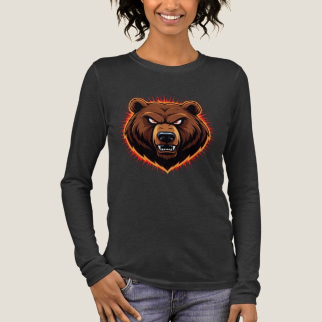 Mighty Bear – Naturens Råa Styrka T Shirt (Framsida)