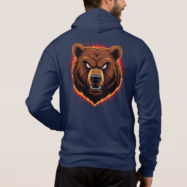 Mighty Bear – Naturens Råa Styrka T Shirt (Baksida)