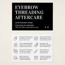 Mighty Black Eyebrow Threading-efterbehandlingskor