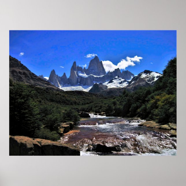 Mighty Cerro Fitz Roy Poster (Framsidan)