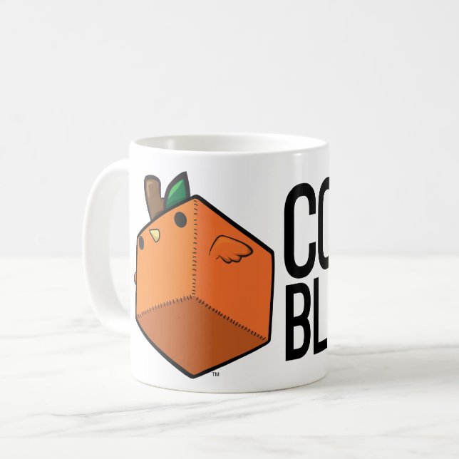 Mighty Cockblock fruktiga orange Mugg (Framsida vänster)