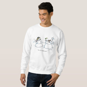 Mighty Cold vit sweatshirt