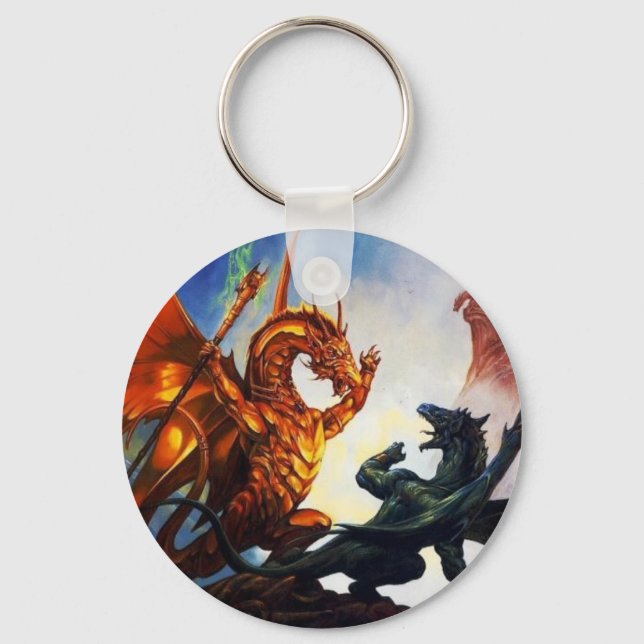 Mighty Dragon Keyhain Nyckelring (Framsida)