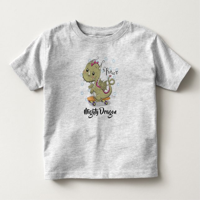 Mighty Dragon T Shirt (Framsida)