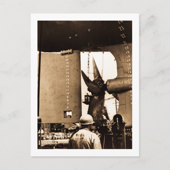 Mighty Fitz - Rudder & Prop Vykort (Framsida)