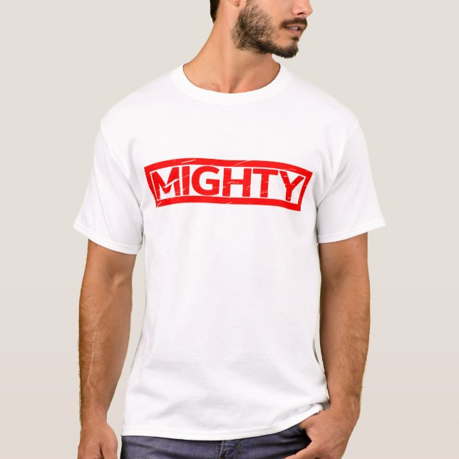 Mighty Frimärke T Shirt (Framsida)