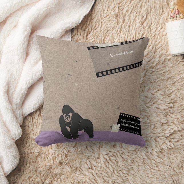 Mighty Gorilla duvet täcke Kudde (Filt)