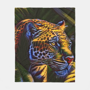 Mighty Jaguar A Jungle Predator Fleecefilt