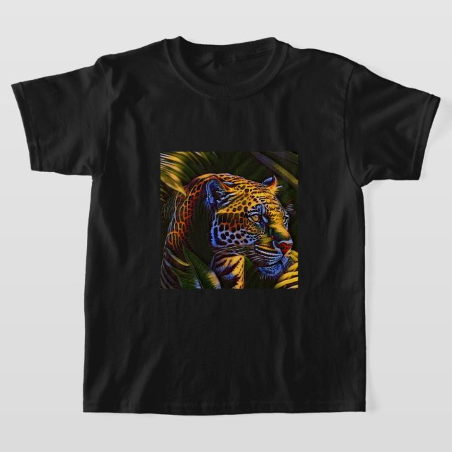 Mighty Jaguar A Jungle Predator T Shirt (Laydown)