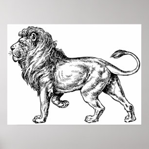 Mighty Lejon Sketch Poster