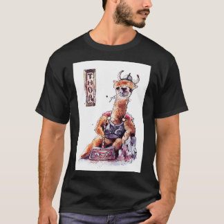Mighty Llama Thor T Shirt