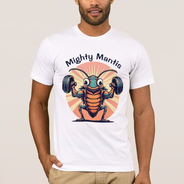 Mighty Mantis T Shirt (Framsida)