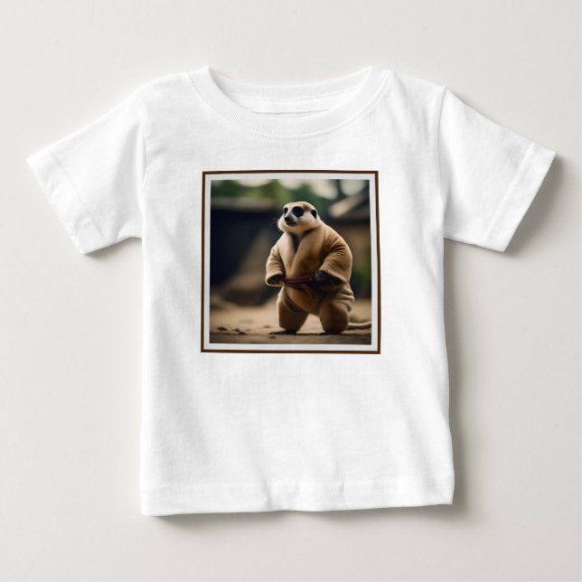 Mighty Meerkat: Sumo Showdown T Shirt (Framsida)