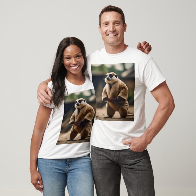 Mighty Meerkat: Sumo Showdown T Shirt (Unisex)