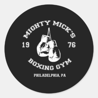Mighty Mick's Boxing Gym 1976 Runt Klistermärke