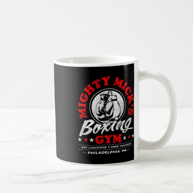 Mighty Micks Boxing Gym Clic 70-tal Philadelphia Kaffemugg (Höger)