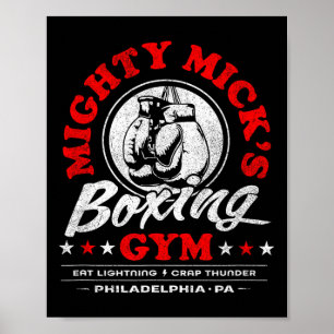 Mighty Micks Boxing Gym Clic 70-tal Philadelphia Poster