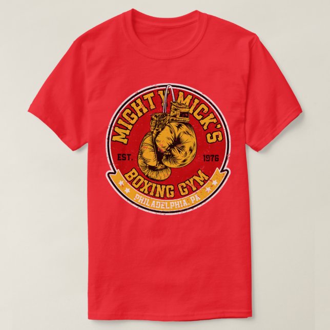 Mighty Micks Boxing Gym T Shirt (Design framsida)