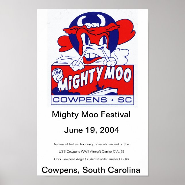 Mighty Moo Festival 2004 Poster (Framsidan)
