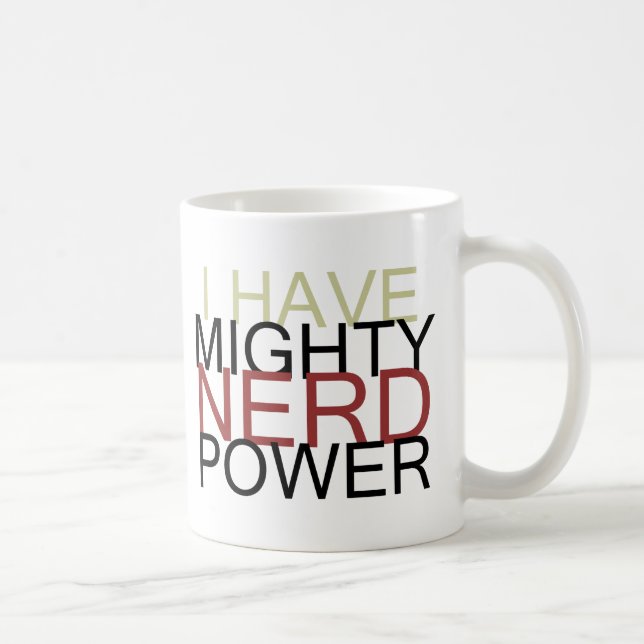 MIGHTY NERD POWER KAFFEMUGG (Höger)