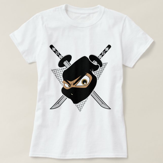 Mighty Ninja Grå Tee (Design framsida)