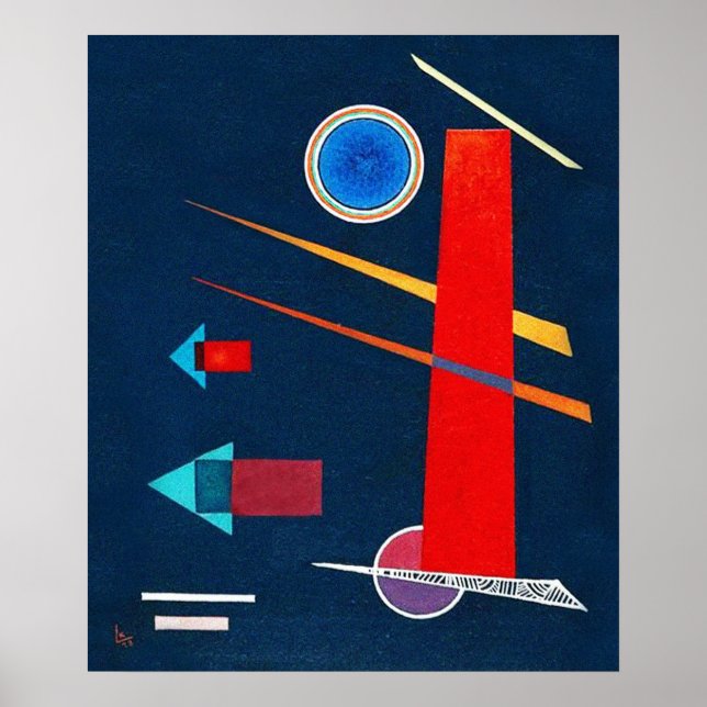 Mighty Red - Kandinsky Poster (Framsidan)