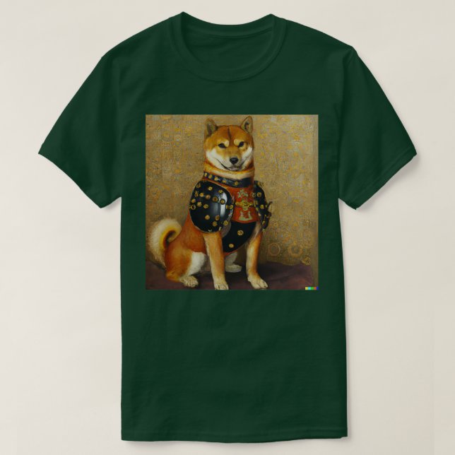 Mighty Shiba Inu T Shirt (Design framsida)
