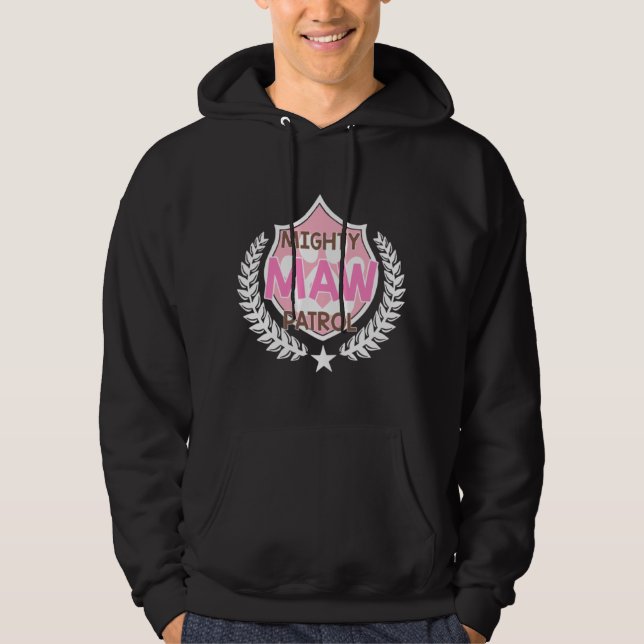 Mighty Tass Patrol Movie Maw Patrol hjälper Yelp3 Hoodie (Framsida)