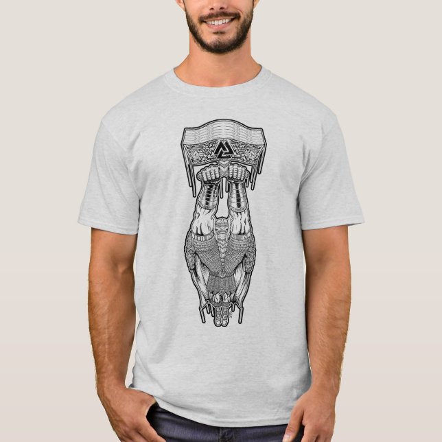 Mighty Thor Linje Art Version T-Shirt (Framsida)
