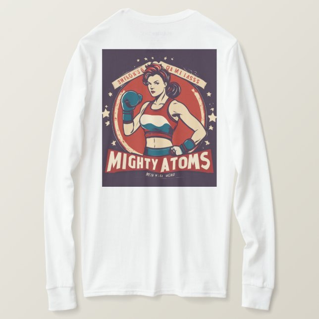 "Mighty Warrior Girl" T Shirt (Design baksida)