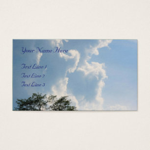 Mighty White Clouds Nature Visitkort
