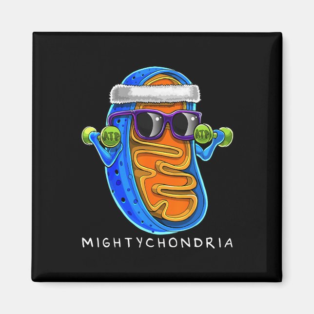 Mightychondria Cellbiologi Vetenskapslärare Fu Magnet (Framsidan)