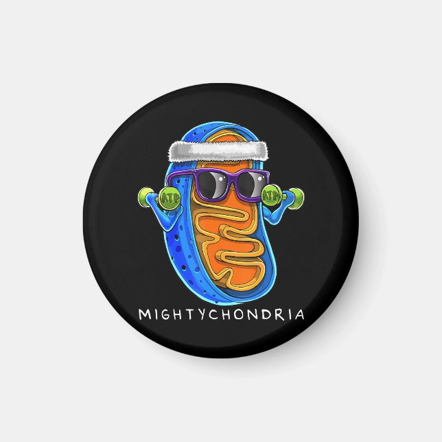 Mightychondria Cellular Biology Science Teacher Magnet (Framsidan)