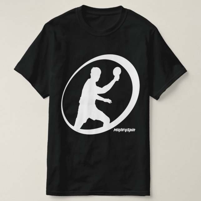 MightySpin Ping Pong Tee Bord tennis Comfy (Design framsida)