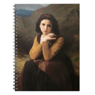 Mignon oskuld hos ung flicka, Bouguereau Anteckningsbok