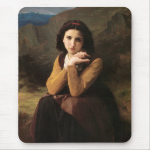 Mignon oskuld hos ung flicka, Bouguereau Musmatta