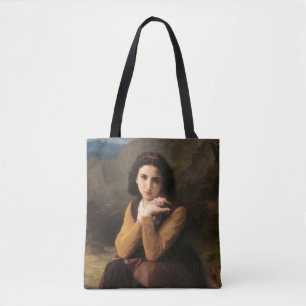 Mignon Oskuld of Adolescent Girl, Bouguereau Tygkasse