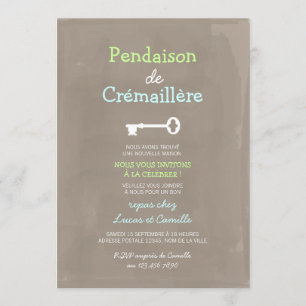 Mignon Pendaison de Crémaillère Inbjudningar